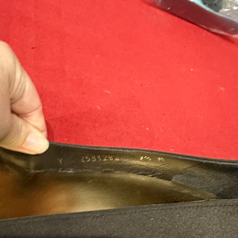 Stuart Weitzman Dark Brown Ruffle Peep-Toe Heels - image 4